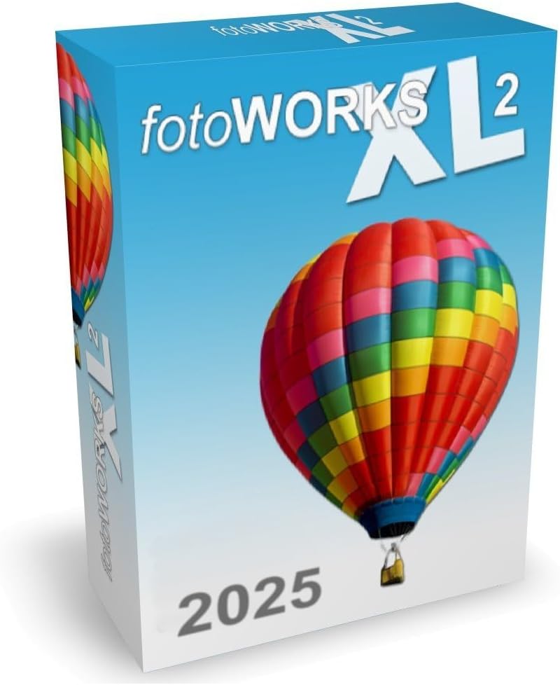 FotoWorks XL 2025 Version - Photo Editing Software for Windows 10, 11, 8 and 7 - Very Easy to Use