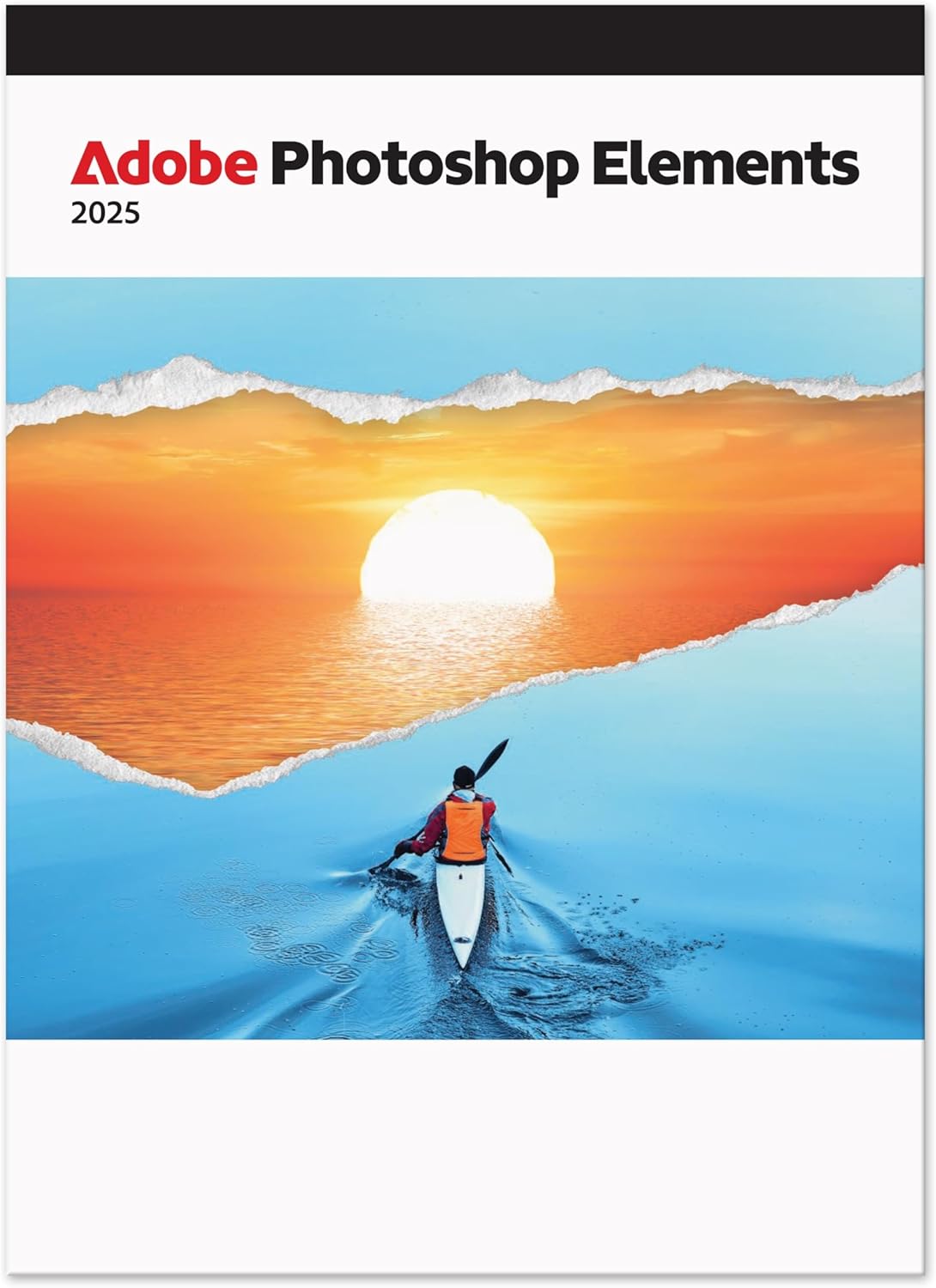 Adobe Photoshop Elements 2025 | Photo Editing | 3-Year Term License | PC/MAC | Box with Download Code | Activation Required